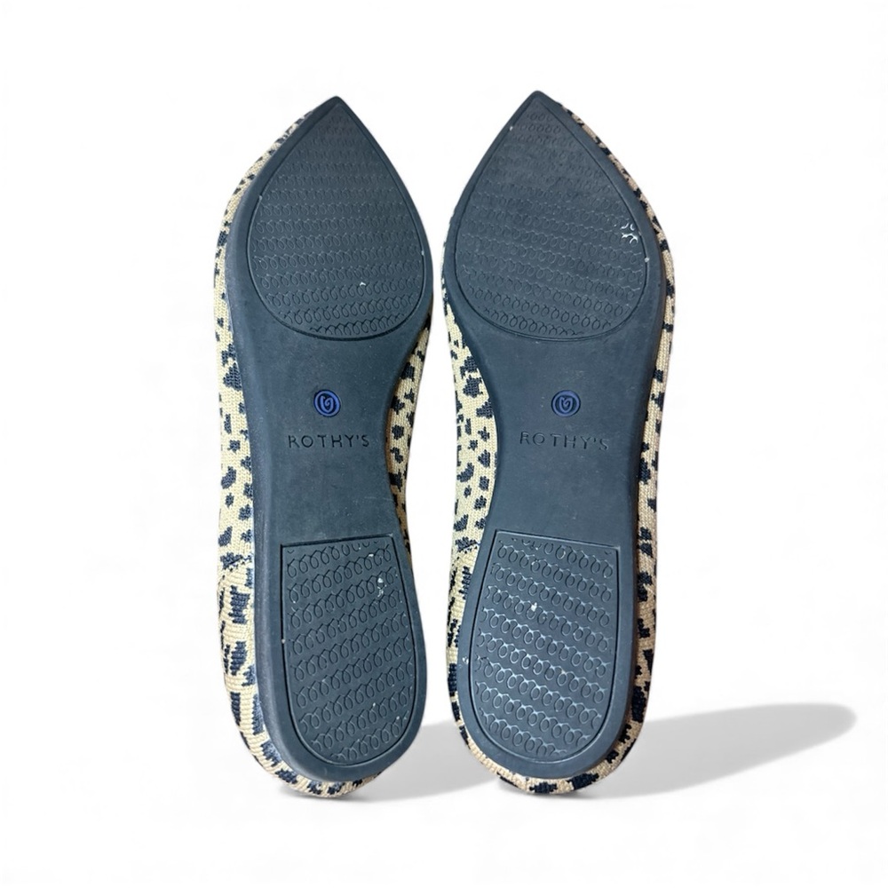 FAKE Rothy's Leopard Print Flats - Picture 6 of 8
